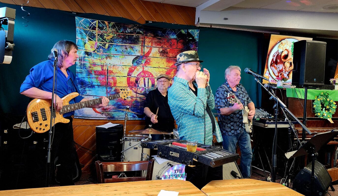 The Blueshounds performing live